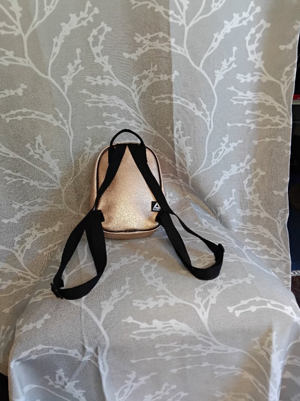 REEBOK Rose Gold Metallic Mini Backpack - Picture 5 of 10